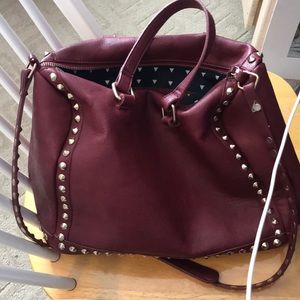 Burgundy bag